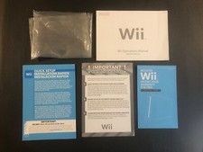 Nintendo wii Original manual inserts and Plastic bag