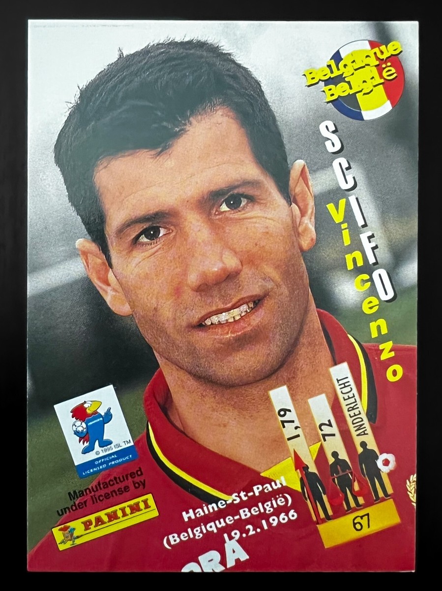 1998 Panini Vincenzo Enzo Scifo #67 Belgium 98 France FIFA World