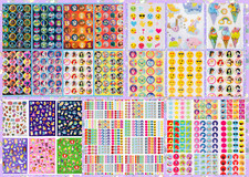Fun 1199 STICKER Lot GIRLY Planner Themes American HALLMARK Kid Girls Teens