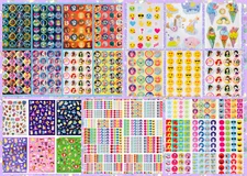 Fun 1199+ STICKER Lot GIRLY Planner Themes & American HALLMARK Kid Girls Teens