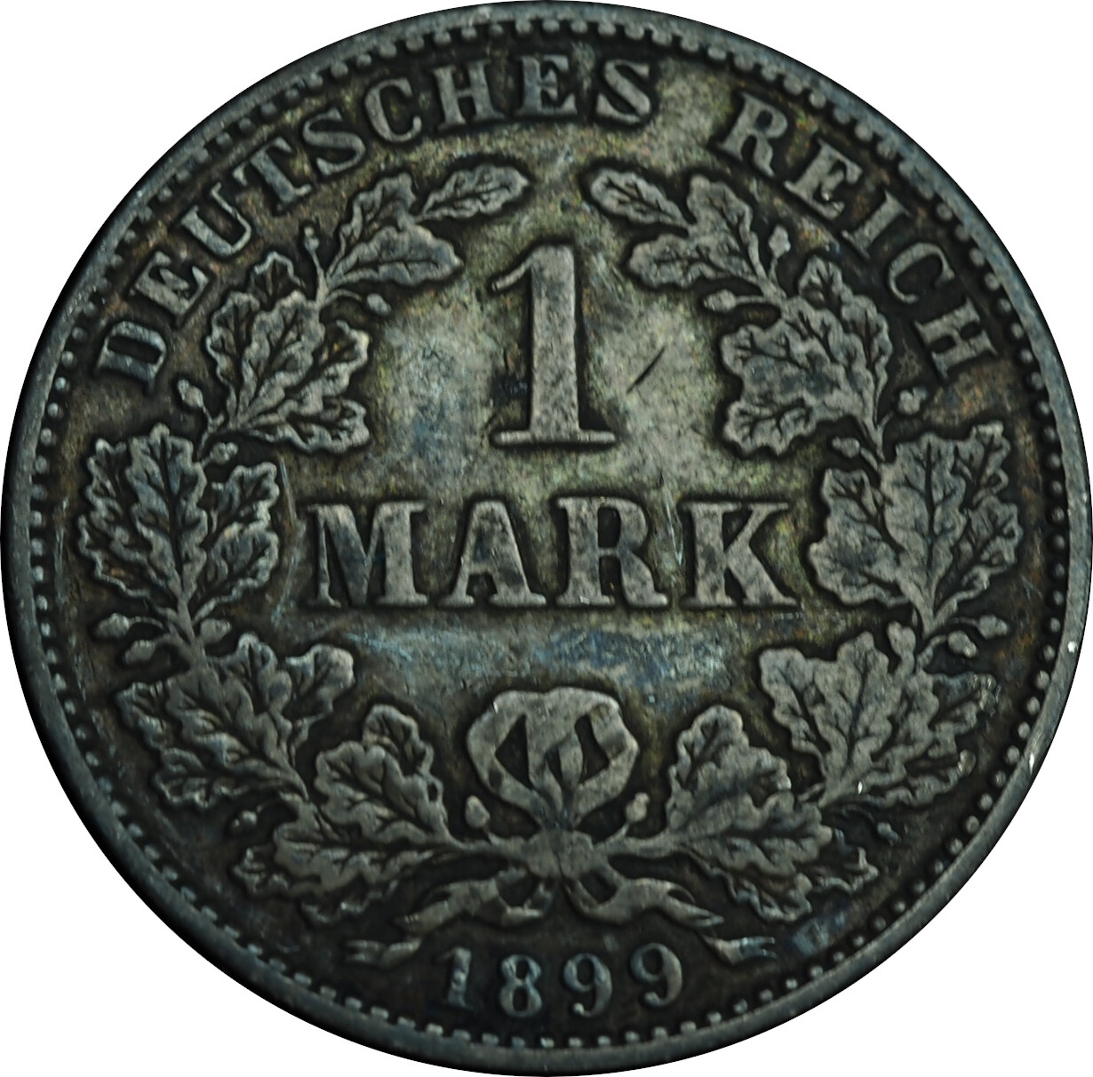 1899 J Germany 1 Mark XF Condition