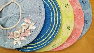 Girls Toddler Lovely Cute Berets Hat - 2-4 y/o