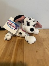 Vintage Disney Store 101 Dalmatians Puppy Jewel Mini Bean Bag Girl Dog Plush New