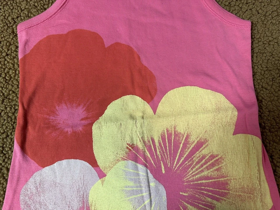 Top Gap Kids FLORES POLINESIAS Gráficos Tnk Talla XL 12 100 % Algodón (Coral) Foto 3 de 4