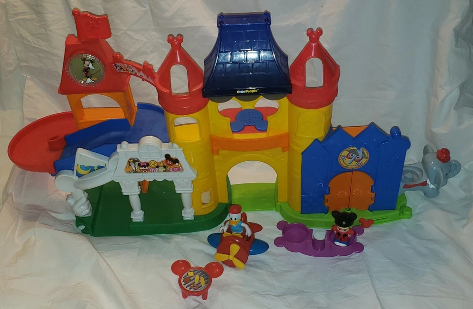 Little People Magic of Disney at Magic Kingdom Figures Airplane Fisher Price - Image 2 of 4