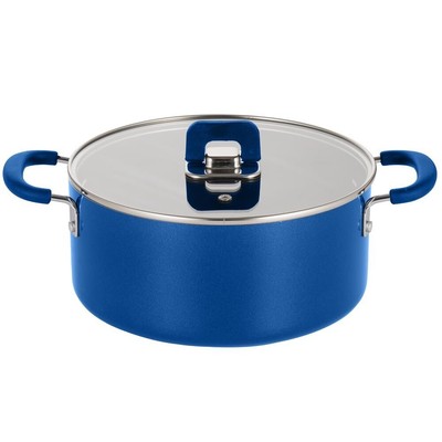 Nutrichef Non-Stick Casserole 5 qt w/ Lid-Foldable Knob for NCCWSTKBUL