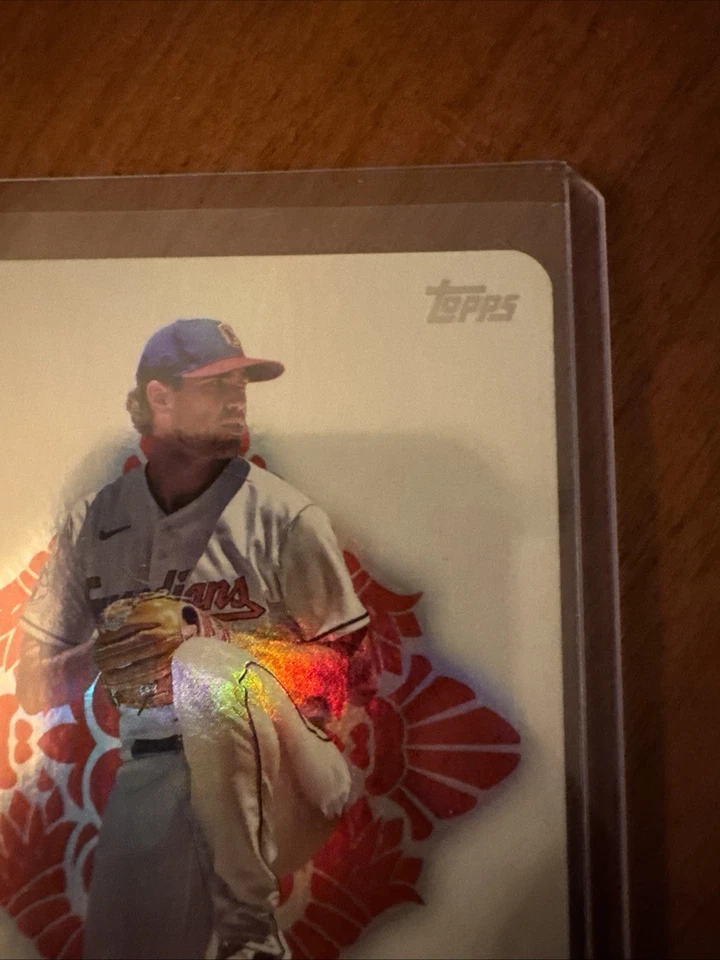 2023 TOPPS BASEBALL ALL ACES SHANE BIEBER CLEVELAND GAURDIANS CARD #AA-15 - Image 3 of 4