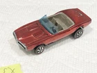 HOT WHEELS RED LINE FIREBIRD HK ORANGE w SILVER INTERIOR