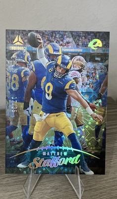 2024 Panini Luminance Matthew Stafford #40 Teal /35 SSP Rams