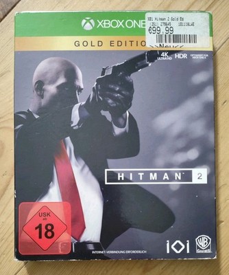 Hitman 2 Gold Edition + Steelbook - Microsoft Xbox One - selten - Sehr Gut  