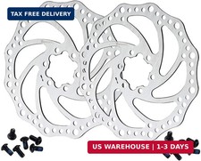 2 Pcs Bike Disc Brake Rotors with 12 Bolts 140mm/160mm/180mm/203mm for MTB Mount