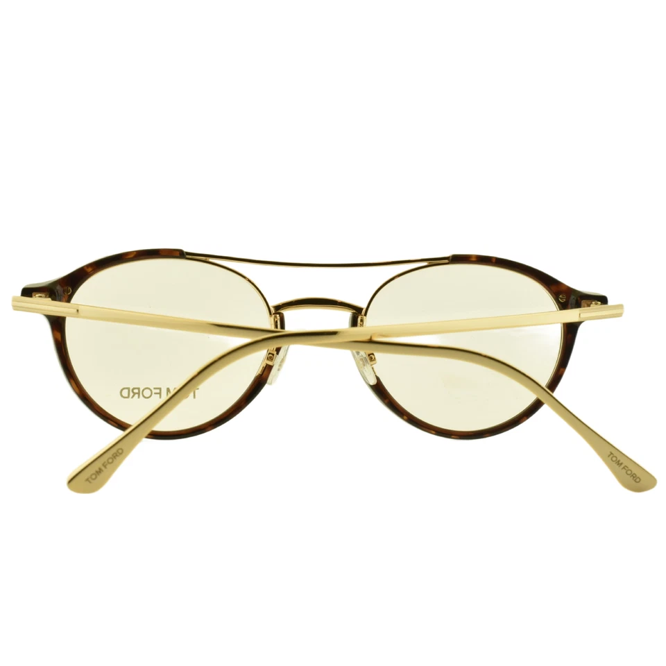 NEW! TOM FORD TF5515 052 49-22-145 Black/Gold Oval Full Rim Womens Optical Frame - Image 4 of 4