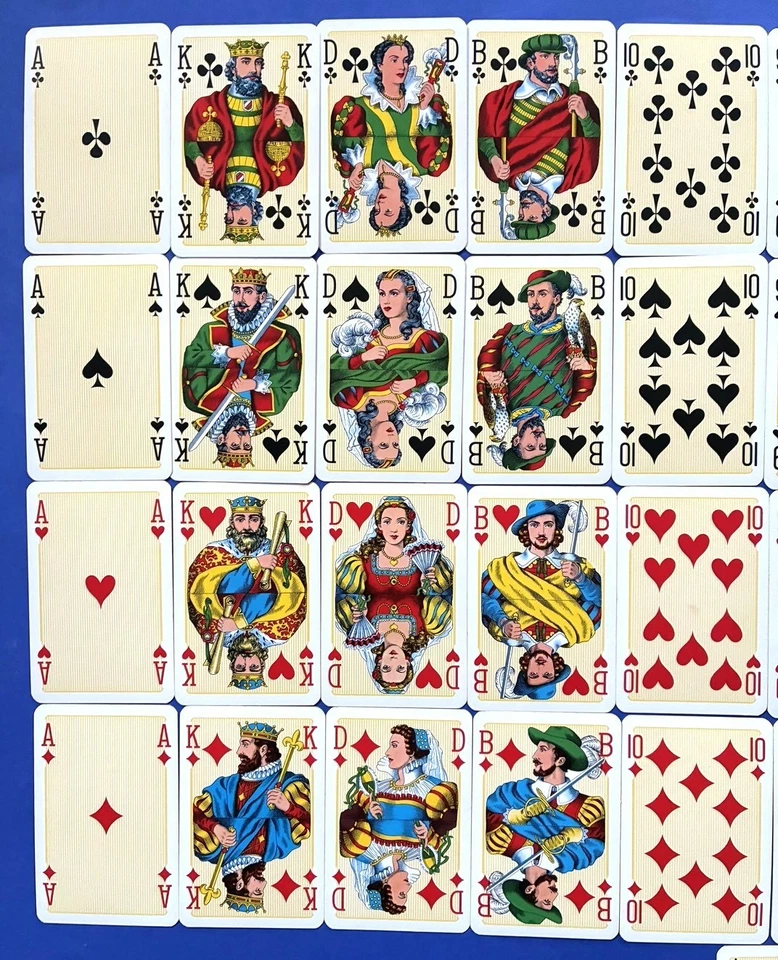 2x Kartenspiel LILLEBROR Dänemark No.333 RØD 56 Bl Bridge Whist Jazz Spielkarten - Bild 3 von 4