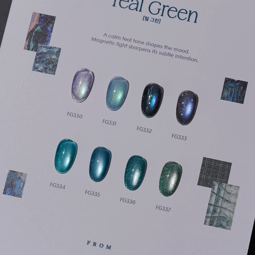 From The Nail Teal Green Magnetic Cat Eye Gel Polish 8 Colors Set K-Beauty NEW
Opens in a new window