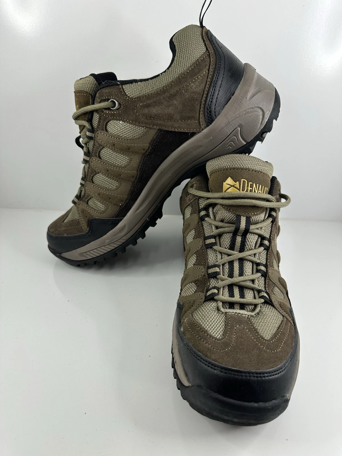 Denali Birch Brown Lace Up Hiking Shoes Trail Outdoor Sneakers Men’s Size 10
