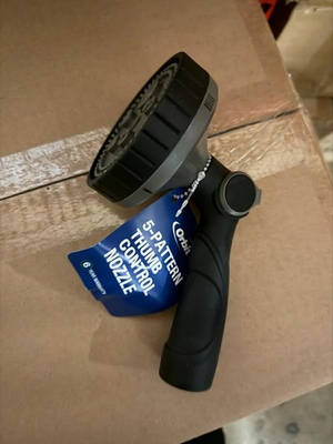 #ad Orbit 5 Pattern Thumb Control Garden Spray Hose Nozzle $12.99