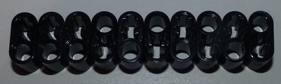 Lego Technic Technik 10 Liftarme 2 Löcher mit Kreuzloch #60483 schwarz