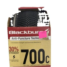 Blackburn 700 X 38C Hybrid Bike Tire Reflective Anti-Puncture 30% Stronger S42