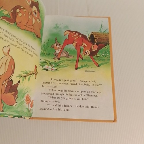 Walt Disney 's Bambi Hardcover Book 2000 18cbs - Picture 5 of 5