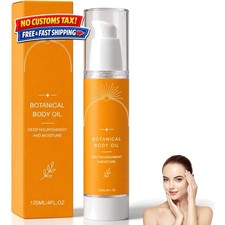 Luxurious Botanical Body Oil, 120 ml - Lightweight Moisturizer for Smooth Skin