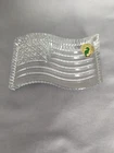 Waterford Crystal American Flag Paperweight Vintage