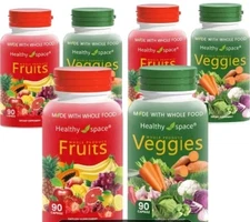 Fruits & Vegetables, Fruit & Veggies Whole Food Supplement, 540 Capsules Total