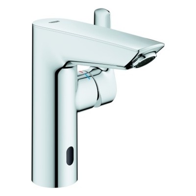 Grohe Eurosmart Einhand-Waschtischbatterie, M-Size, Ausladung 122mm, Push-Open