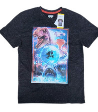 NWT Universal Studios Adult Tee Medium Jurassic Park ET Jaws BTTF Movie Graphic