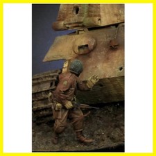 1/35 Scale WW2 US Infantry Resin Figure Model Kits Hobby Miniatures Diorama T...