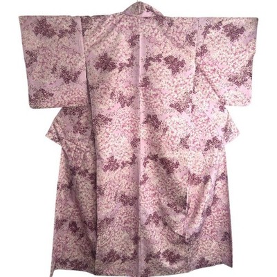 Kimono Visiting Kimono Light Purple Remake Fabric Removal Handicraft Japanese