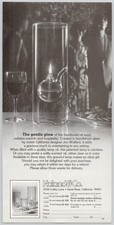 Oil Lamp Noland & Co Jon Wolfard Santa Rosa Glassware 1977 Print Ad