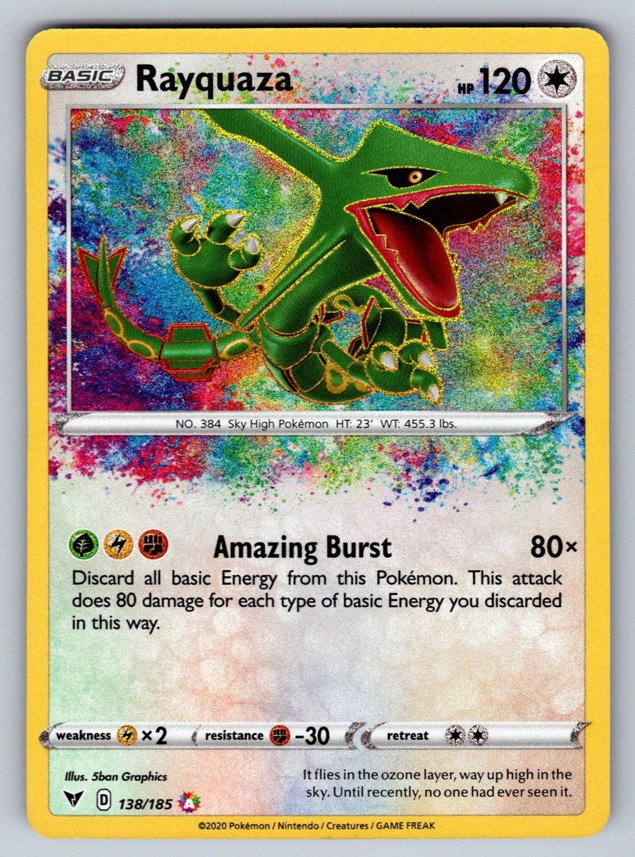 Rayquaza 138/185 Swsh04: Vivid Voltage for sale | eBay