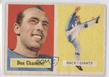 1957 Topps Don Chandler #23 0s4