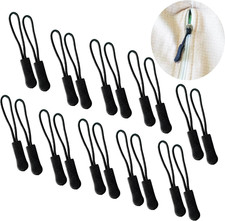 Upgraded Zippers Pull, Premium Zipper Pulls Replacement Zip Tab Tags Cord Extens