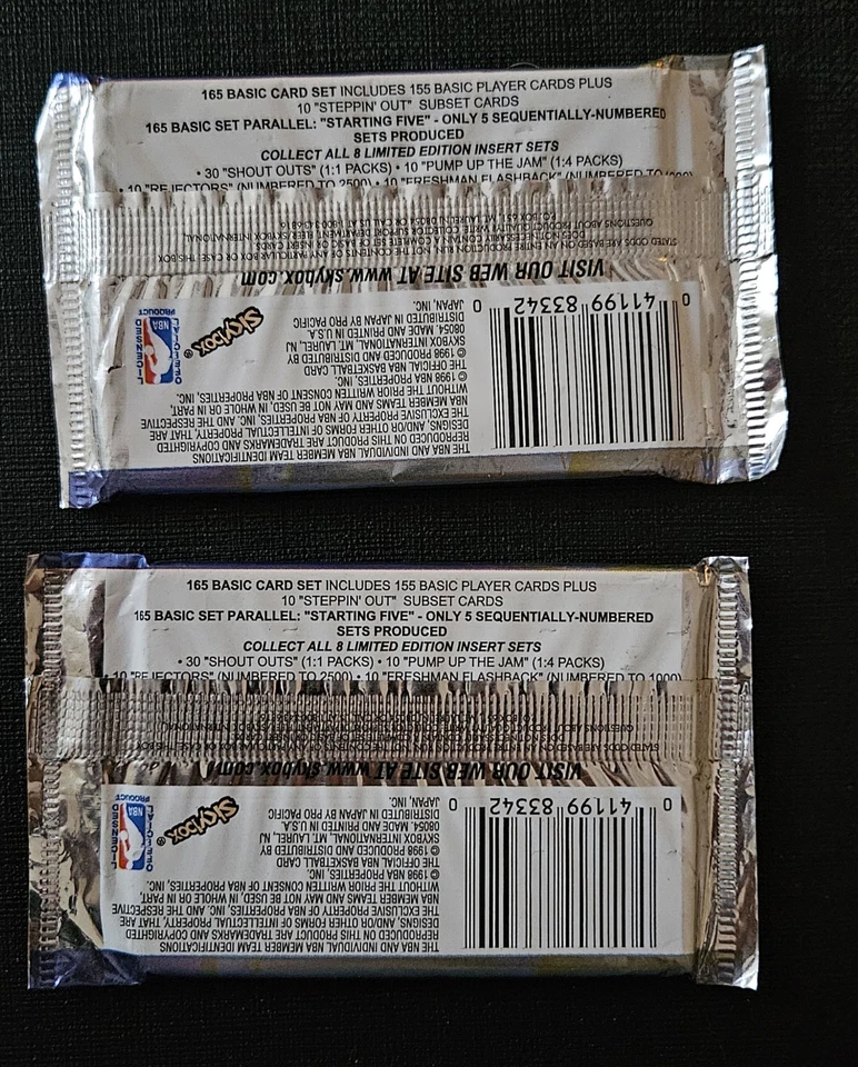 1998-99 Skybox NBA Hoops Series 1-2 SEALED Packs - Image 2 of 2