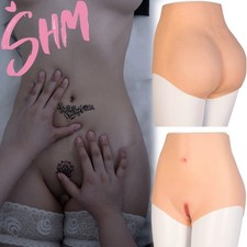 Silicone Fake Vagina Pants Hip Enhancer Transgender Panties For Crossdresser