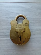 Vintage HY Squire & Sons willenhall & Sons  Solid Brass 770 Padlock NO KEY 