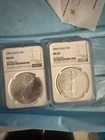 2-1996 MS69 Silver Eagle Coin NGC Certified