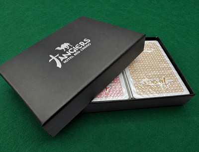 SEALED BROKEN ARROW Tangier s Casino Playing Cards 2 DECKS 100% Plastic
