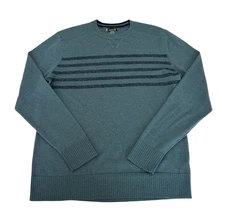 Smartwool Crew Pullover Sweater Mens Size M Prussian Blue Merino Blend Sparwood