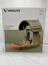 VINGUYS SMART BIRD FEEDER CAMERA SOLAR POWERED - GREEN - Scratch & Dent