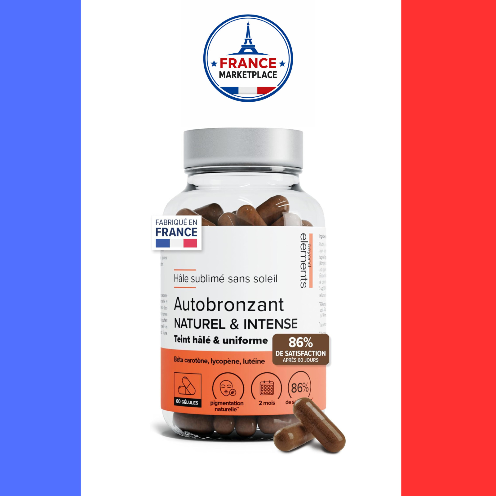 Autobronzant naturel et intense en mousse de 150ml pour un teint hâlé