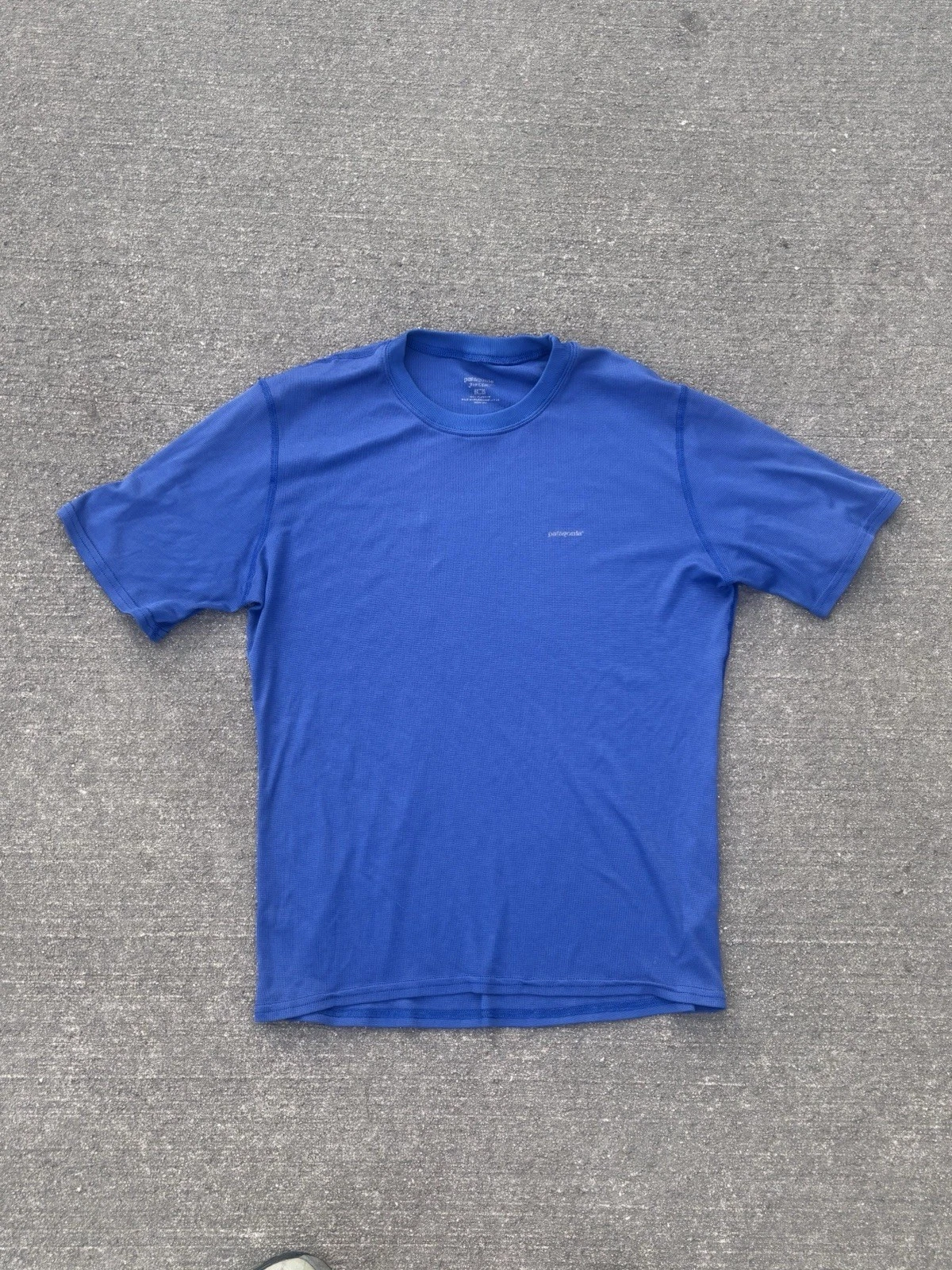 Patagonia Capilene Blue Base Or Top Layer. Spring Or Summer Hiking. Medium
