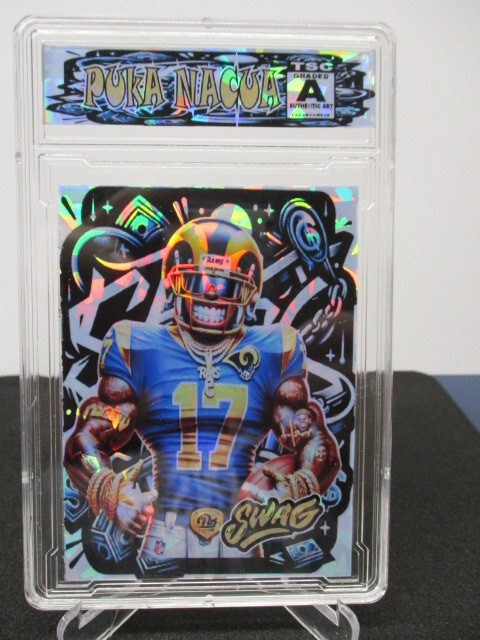 2025 Rams Football SP/99 Swag Puka Nacua Refractor NFL Football zx0 rc
