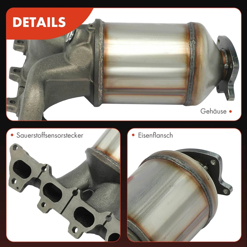 Catalizzatore Benzina per OPEL ASTRA H L48 L35 MERIVA X03 VECTRA C Z02 ZAFIRA 1.6L - Immagine 3 di 4