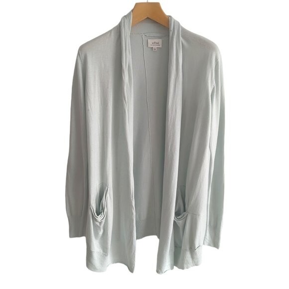 Aritzia Wilfred Small Mint Green Silk Cashmere Flaube… Gem