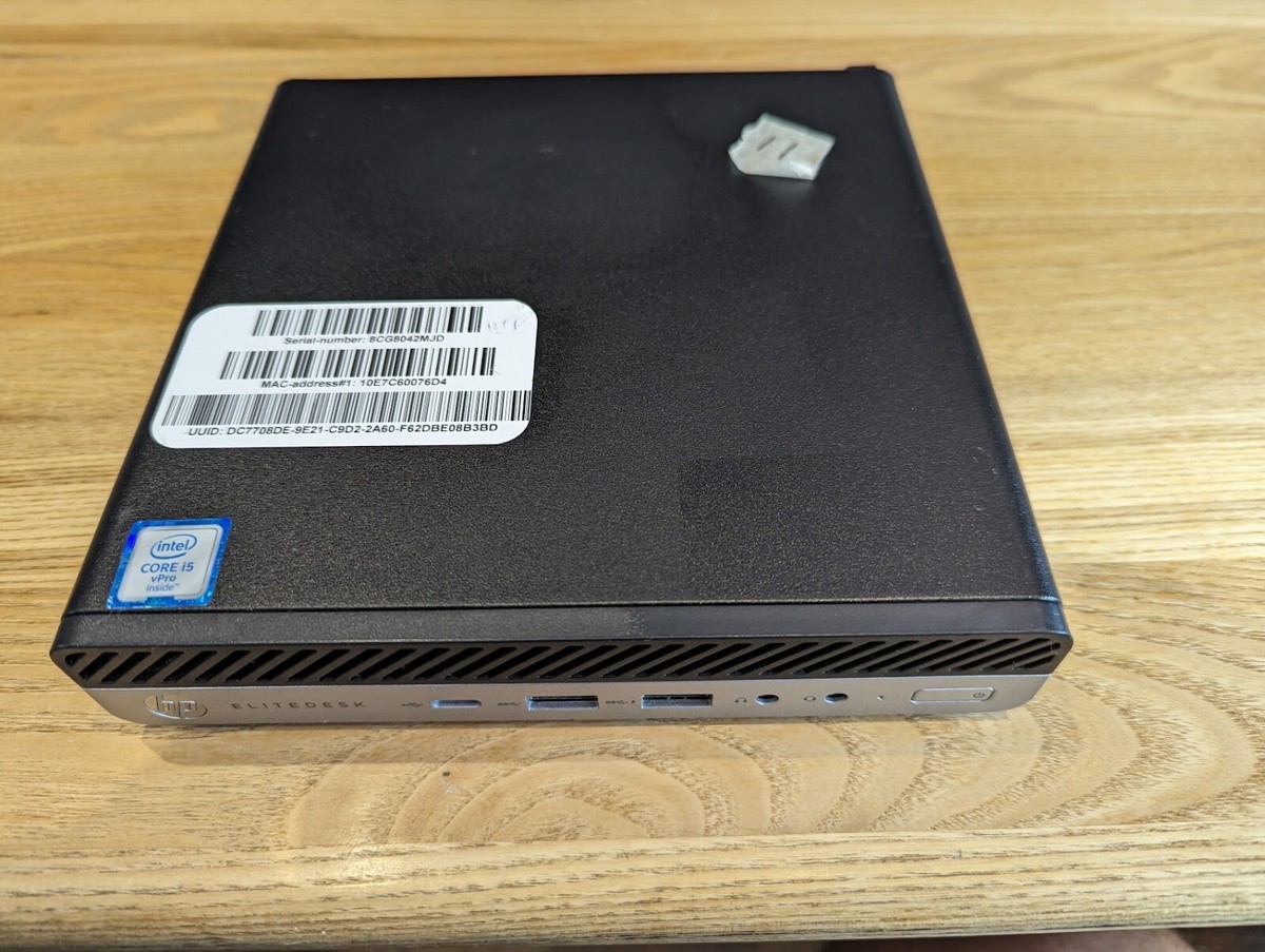 HP EliteDesk 800 G3 (500GB HDD, Intel Core i5-6500T, 16GB RAM)  Desktop