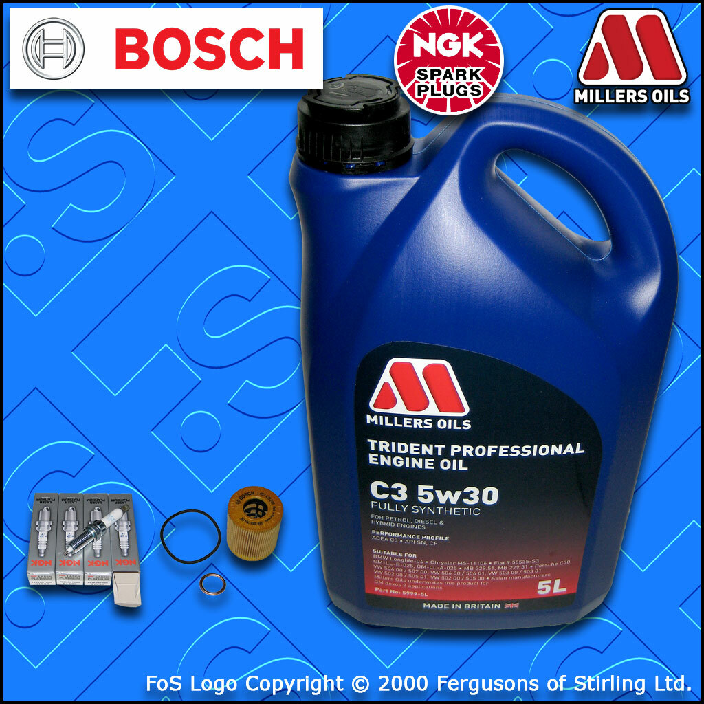 SERVICE KIT for MINI ONE II R55 R56 R57 1.6 OIL FILTER PLUGS +OIL (2010-2014)