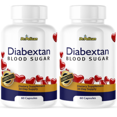 Diabextan- Blood Support- 2 Bottles- 120 Capsules