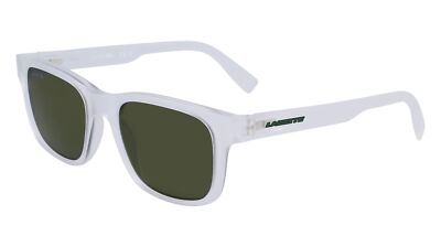 New Youth Lacoste  L3656S 970 Matte Crystal Sunglasses with Green Lens 50/18/135 New Youth Lacoste L3656S 020 Crystal Grey Sunglasses with  main image 4